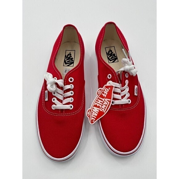 Vans Authentic RED Unisex Shoes Women Size 11 (Men Size 9.5) - Picture 8 of 8